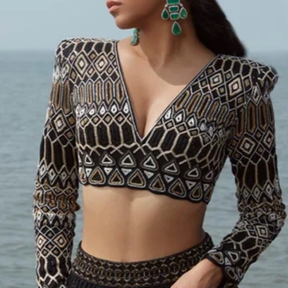 Ritika Mirchandani new /great condition lehenga. Only worn once to wedding. - Picture 1 of 4